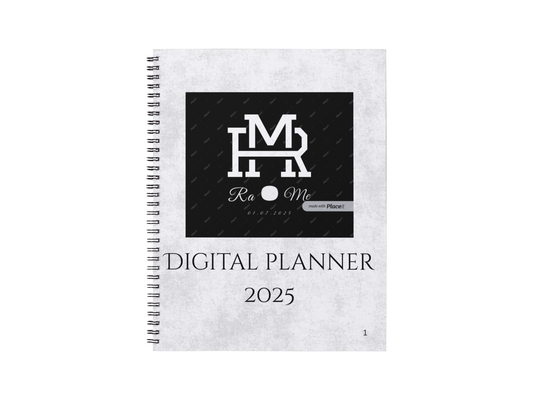 Minimalist 2025 Calendar – 12 Months Digital Download